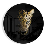 Leopard Glass Wall Art.